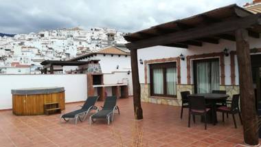 2 bedrooms house with sea view shared pool and jacuzzi at Canillas de Albaida