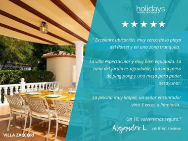 Villa Zacorri - HMR Holidays Moraira