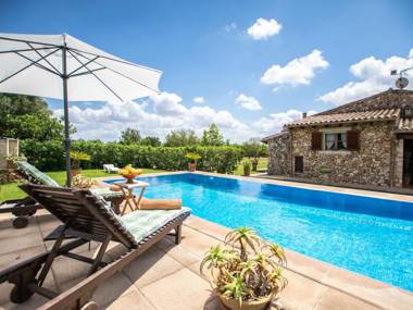 Beautiful stone house with a private swimming pool and a large garden