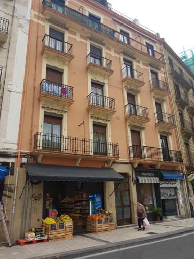 Basic apartment near Tabakalera and bus depot