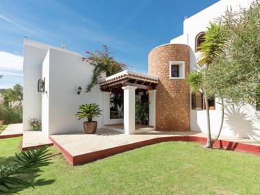 Alluring Mansion in Cala Tarida with Private Pool and Garden