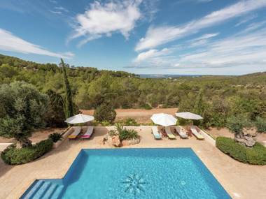 Alluring Mansion in Cala Tarida with Private Pool and Garden