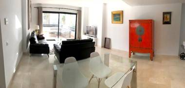2 bedrooms appartement with sea view shared pool and furnished garden at Malaga 2 km away from the beach