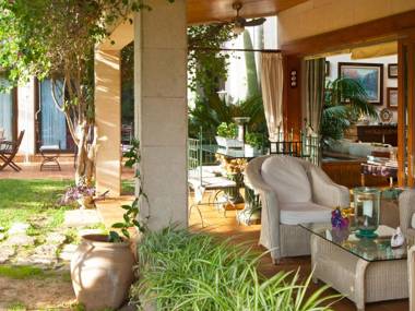 Villa Tramontana de Lloseta piscina y vista montaña