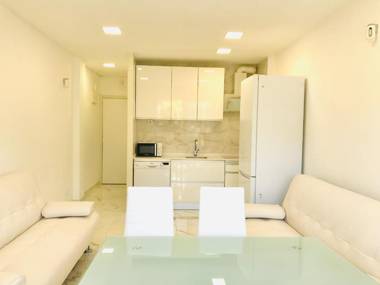 Modern and design studio near the beach with large swimming pools