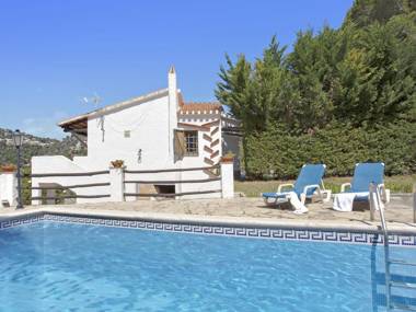 Ibicenca villa on a hill in a residential area with private swimming pool