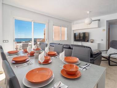 2163-Amazing penthouse 2 terraces sea-golf view