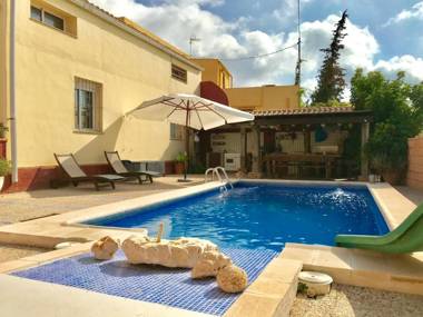 5 bedrooms villa with private pool jacuzzi and furnished terrace at Cartagena 6 km away from the beach