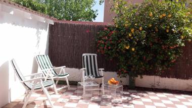 Rez de chaussée terrasses. Plage Cambrils Locamar. Violetes