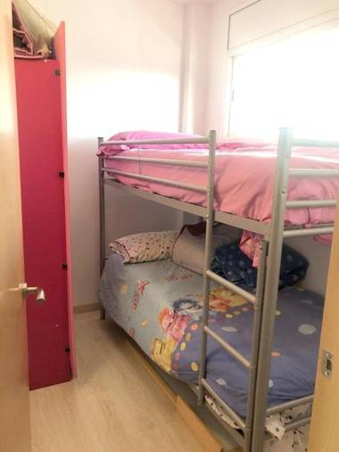 2 bedrooms appartement at Blanes 100 m away from the beach with sea view shared pool and terrace