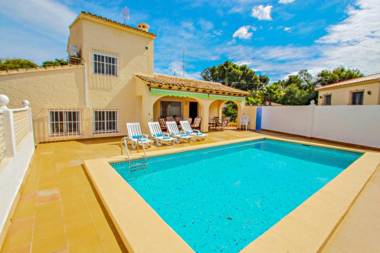 Linea - sea view villa with private pool in Teulada