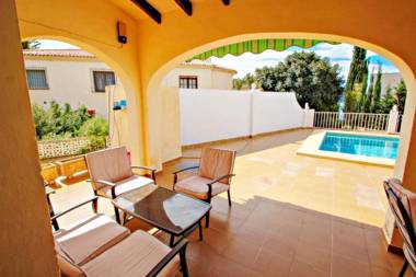 Linea - sea view villa with private pool in Teulada
