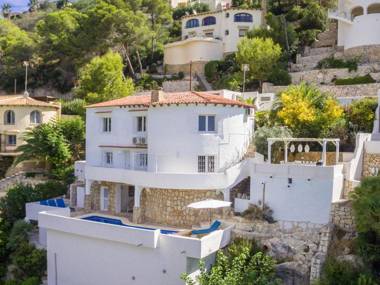 Ibiza-style Villa in Moraira with Private Pool