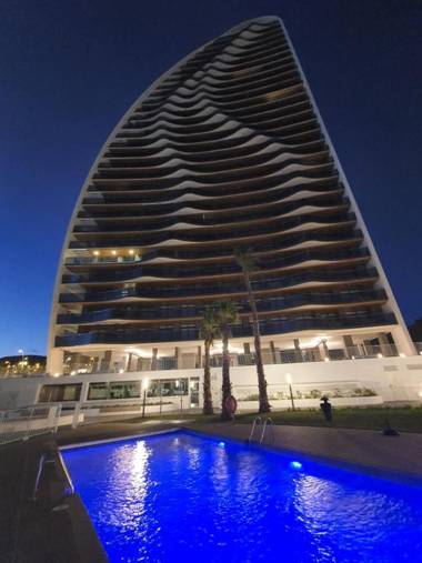 Sunset Waves Benidorm by KalmaRent