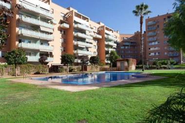 Lodging Apartments Beach Penthouse near center with pool