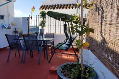 2 bedrooms house with lake view and furnished terrace at Arcos de la Frontera 5 km away from the beach