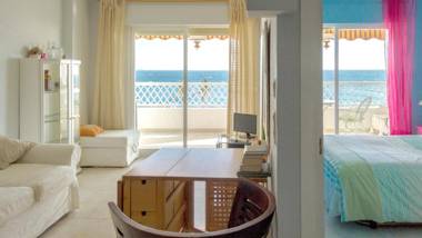 One bedroom appartement at Almunecar 20 m away from the beach with sea view shared pool and furnished terrace