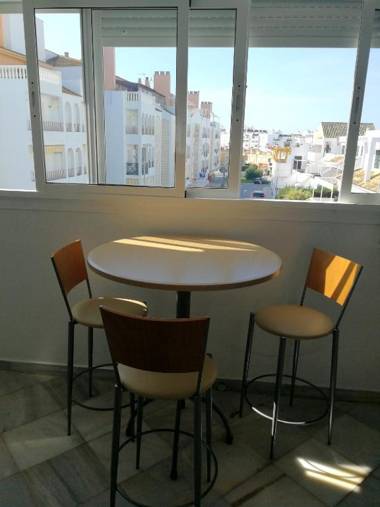 3 bedrooms appartement with city view shared pool and terrace at El Portil 1 km away from the beach