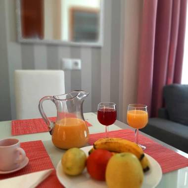 Nice apartment with heating pool.