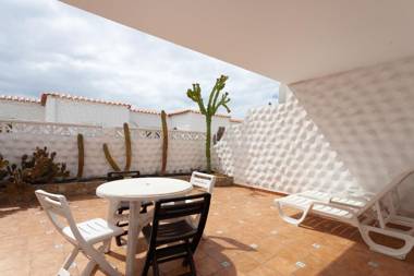 Near the beach with huge terrace parking and wifi