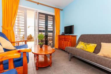 Near the beach with huge terrace parking and wifi