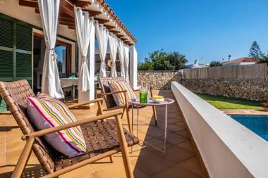 4 bedrooms villa at Ciutadella de Menorca 300 m away from the beach with private pool enclosed garden and wifi