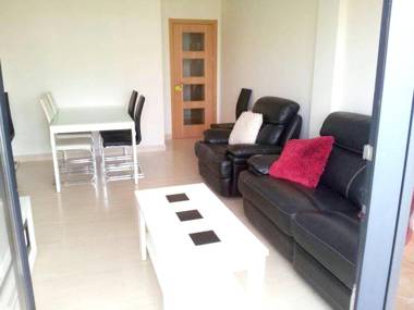 2 bedrooms appartement with shared pool and enclosed garden at Almeria 1 km away from the beach