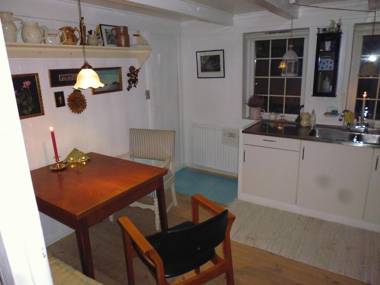 Idyllic house near river and ocean