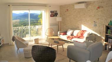 VILLA CARAMONTINU à Pinarello proche plage vue mer piscine chauffée