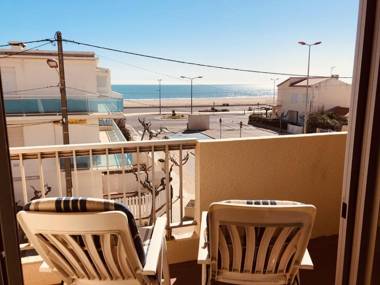 ROC 7 NARBONNE-PLAGE: Appartement studio cabine vue mer