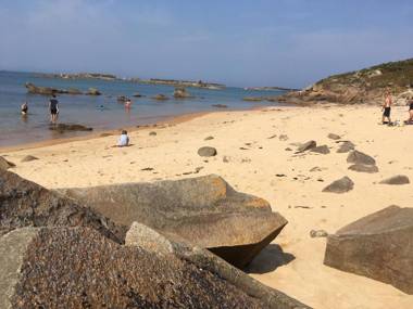 Auberge Granit Rose - Hébergement partagé pour tous en Auberge de Jeunesse - Vue sur mer
