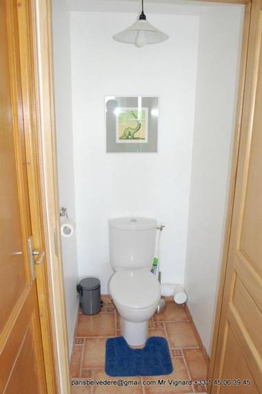 Paris Belvedere With Panoramic View On Paris And Eiffel Tower