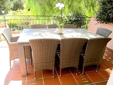 Maison de 2 chambres avec piscine partagee terrasse amenagee et wifi a Sainte Maxime a 5 km de la plage