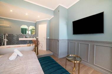 The Parisian Blue Eiffel Tower