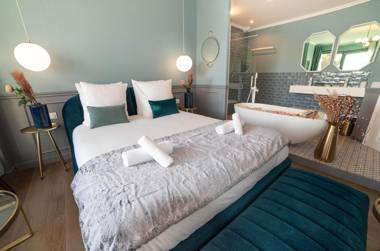 The Parisian Blue Eiffel Tower