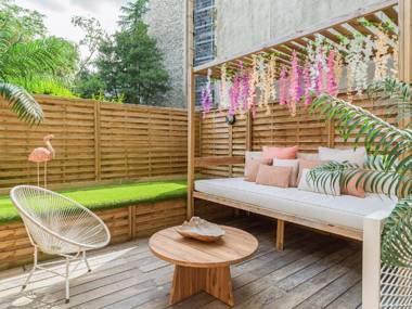 Rose Garden Eiffel Tower