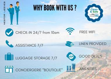 Nestor&Jeeves - COTE JARDIN - Central - Close sea