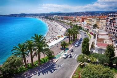 Appartement de 2 chambres avec vue sur la ville a Nice a 3 km de la plage