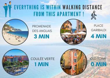 Nestor&Jeeves - ROSSETTI VIEUX NICE - Old Town - Close sea