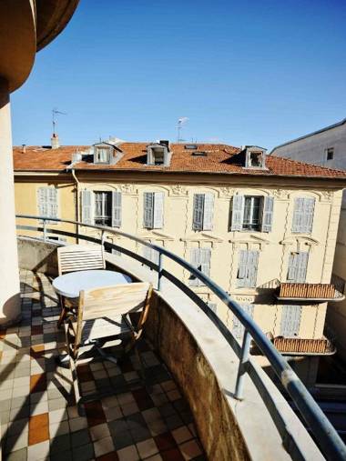 ApartHotel Riviera - Grimaldi - Carré d'Or - Bigger 1 bedroom apartement - Balcony & AC - 5mn Promenade des Anglais - Balcon Palais Alphonse Karr 1