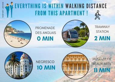 Nestor&Jeeves - PARADISE PROMENADE - Terrace 20m with sea view - Top floor