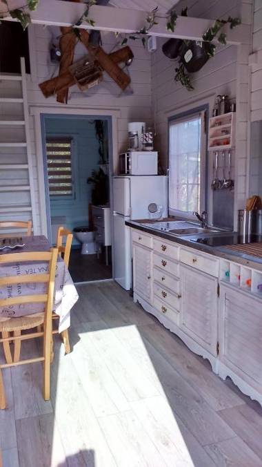 Chalet de 2 chambres avec piscine partagee jardin amenage et wifi a Dausse