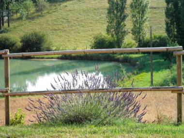 Maison de 2 chambres avec vue sur le lac jardin et wifi a Molieres
