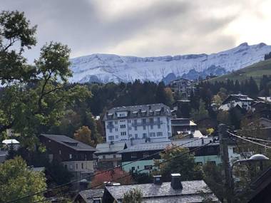 Appartement de 2 chambres a Megeve a 300 m des pistes avec jardin amenage et wifi