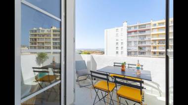 Catalans Sur Mer Standing Terrasse Vue Mer