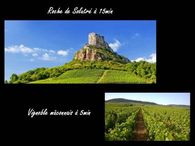 Mâcon Centre ville-gare-wifi-cosy-parking public à proximité