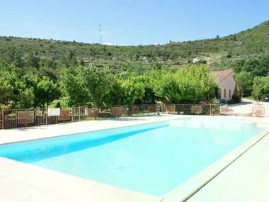 Classy Holiday Home in Les Vans with Shared Swimming Pool