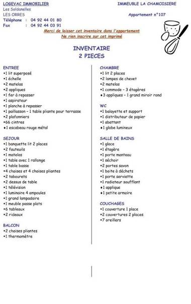 Résidence LA CHAMOISIERE - 2 Pièces pour 6 Personnes 484