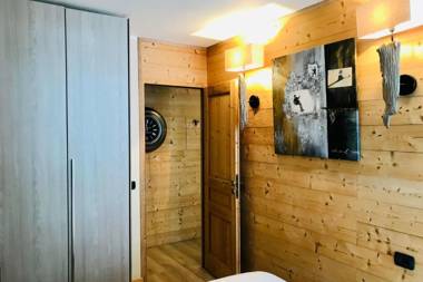 In the city center with a view of Mont Blanc