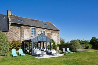 La Metairie-du-Vauhariot - Chambre Ou Lodge - Piscine Chauffée - Vue Mer et Mont Saint Michel et GR34 - Résidence Hôtelière